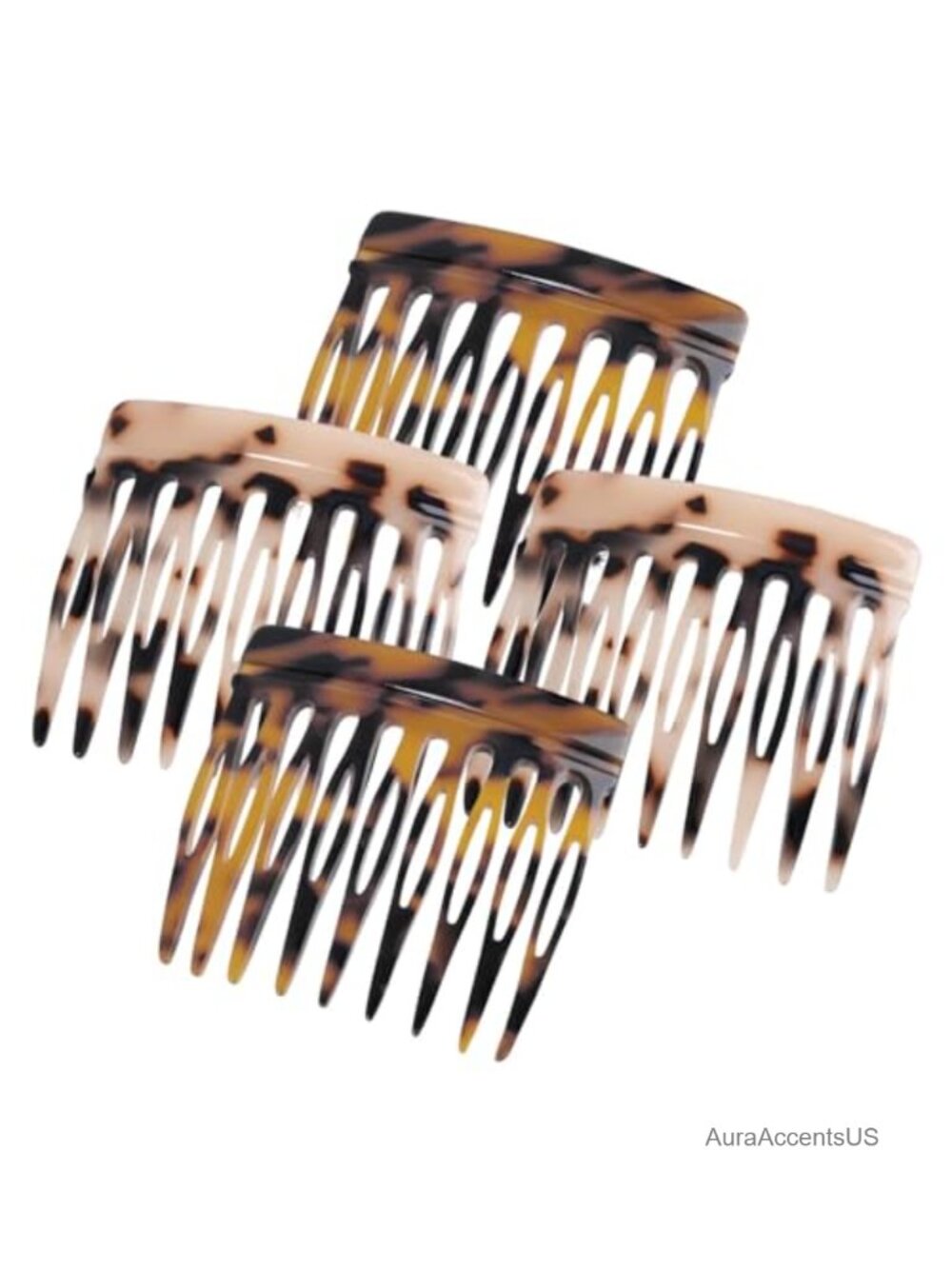 French Twist Hair Combs Decorative Strong Hold Cellulose Acetate Hair Clips for